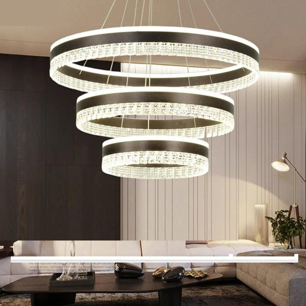 Rosea Chandelier by Gloss (6500/3) - Ashoka Lites