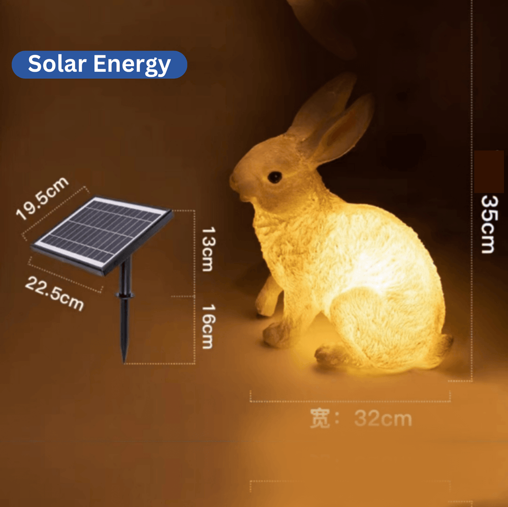 Unique Design Luminous Rabbit Solar Energy Outdoor Garden Light LED Light by Gloss (9261/Solar)) - Ashoka Lites